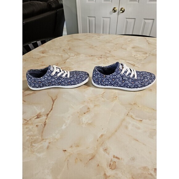 Bobs By Skechers Itty Kitty Sneakers Memory Foam Cat Navy Blue Shoes Size 6 - Picture 6 of 10